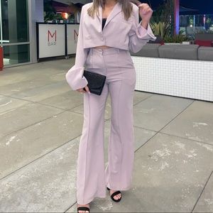Lilac pant suit (2 piece)